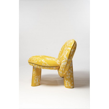 Крісло Dino жовте ARHIVE FABRIC SERGIY KOLOS ShishkaProject